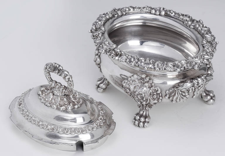 Pair of Superb Silver Plate Tureens 1