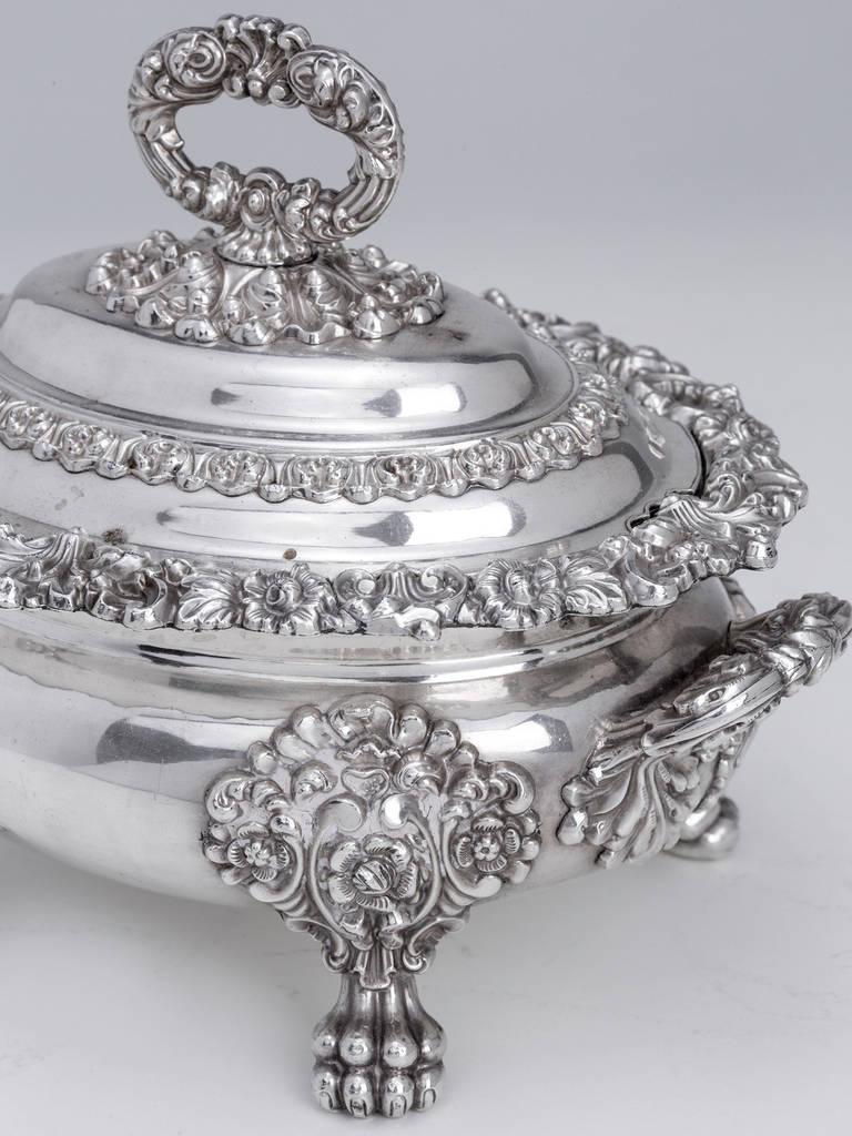 Pair of Superb Silver Plate Tureens 3