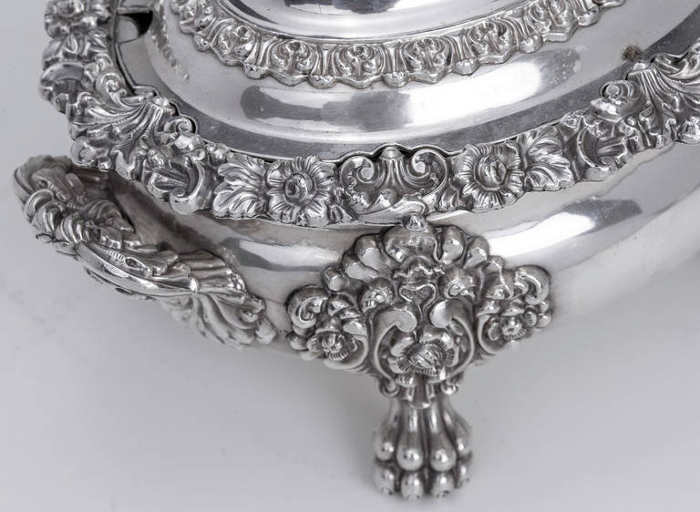 Pair of Superb Silver Plate Tureens 5
