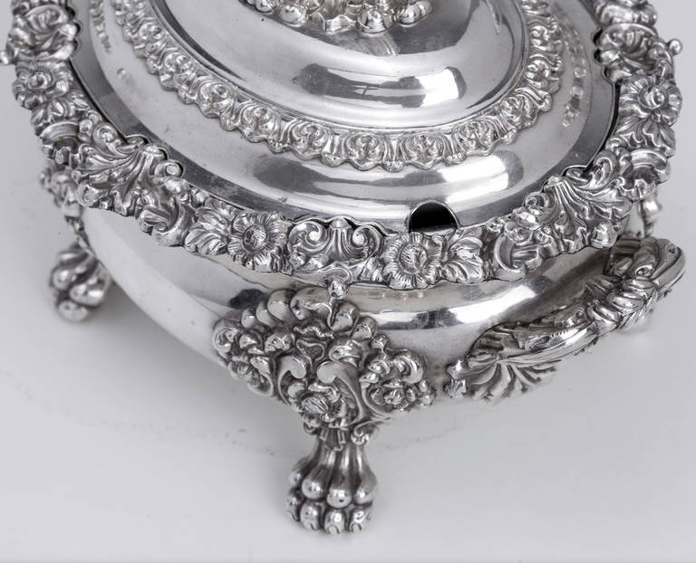 Pair of Superb Silver Plate Tureens 6