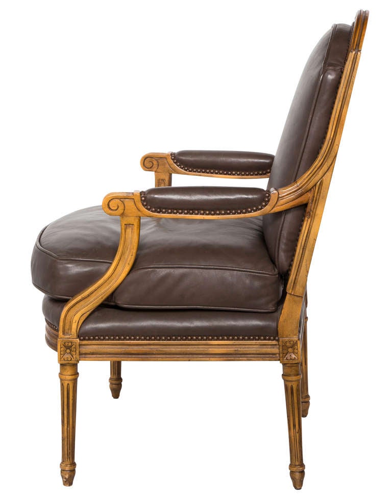 American Louis XVI Style Arm Chair
