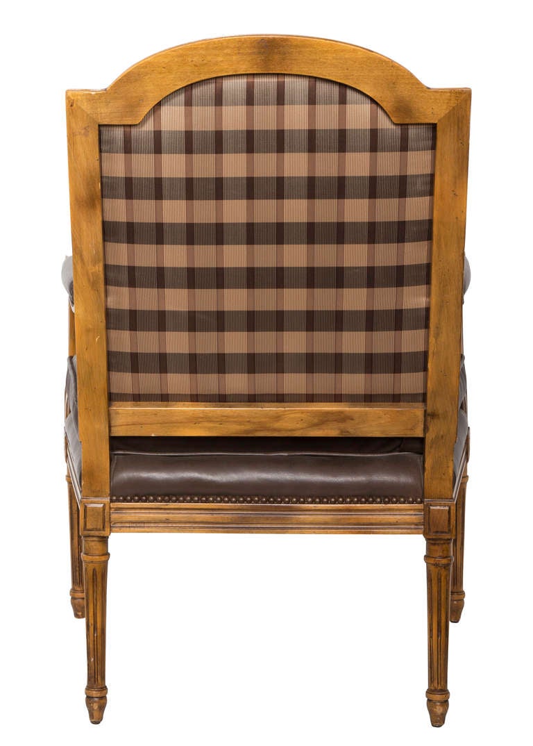 Louis XVI Style Arm Chair In Excellent Condition In Summerland, CA