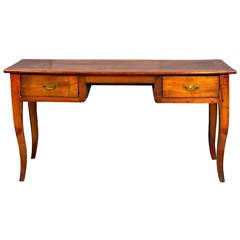19th c. Cherry French Writing Desk or Dressing Table