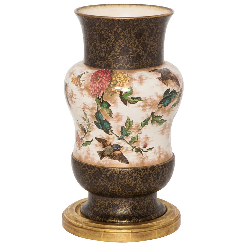 C.1880s Monumental Japanese Urn For Sale