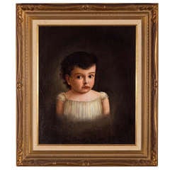 Antique 19th c. Portrait of Gabriella Viole