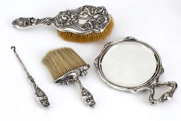 new sterling silver vanity set