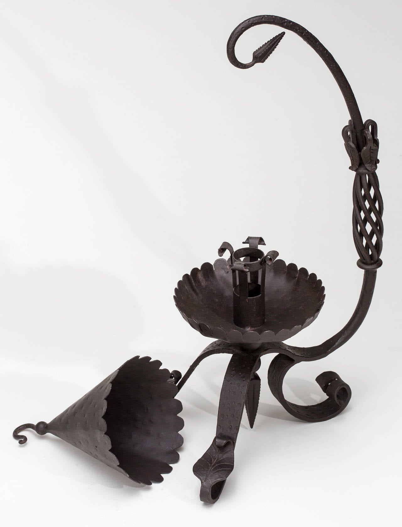 Handmade Iron Candle Lantern For Sale 1