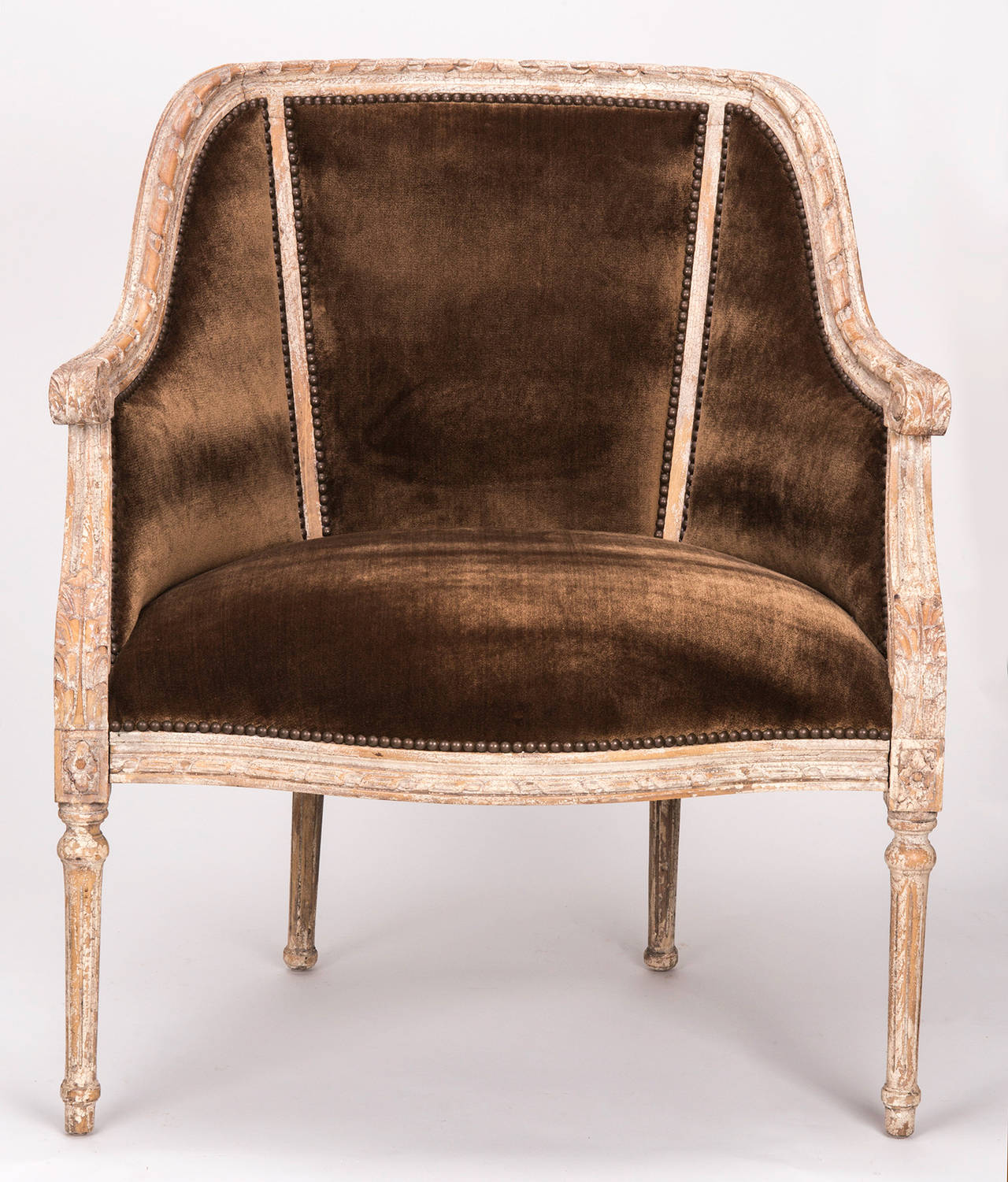French Cane Chair french cane back barrel chair at 1stdibs French Cane Chair french cane back barrel chair at 1stdibs