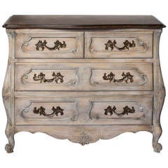 French Bombe Chest of Drawer Commode Dresser