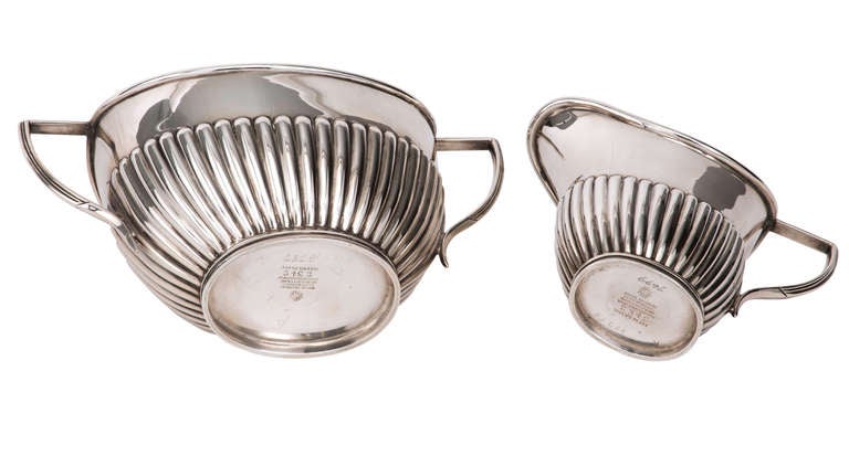 1930s 6 Piece Silver Tea Set by Mappin Brothers 1