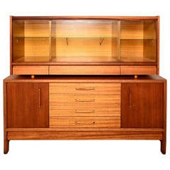 Vintage Paul Laszlo Credenza & Hutch Brown Saltman