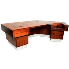 Monteverdi & Young Boomerang Executive Desk by Maurice Bailey 1960s