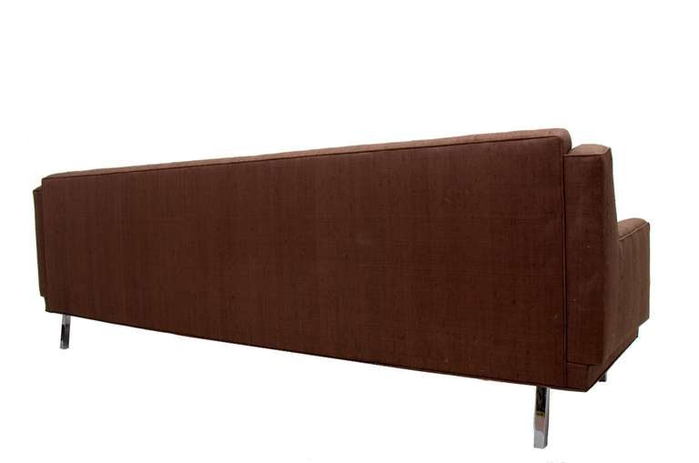 American Mid Century Modern Sofa Clean Lines Milo Baughman Attr