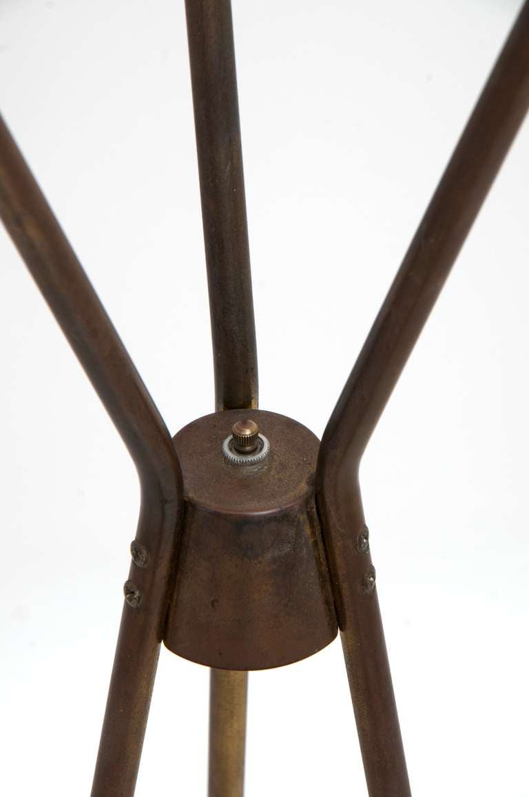Gerald Thurston Tripod Floor Lamp In Good Condition In Chula Vista, CA