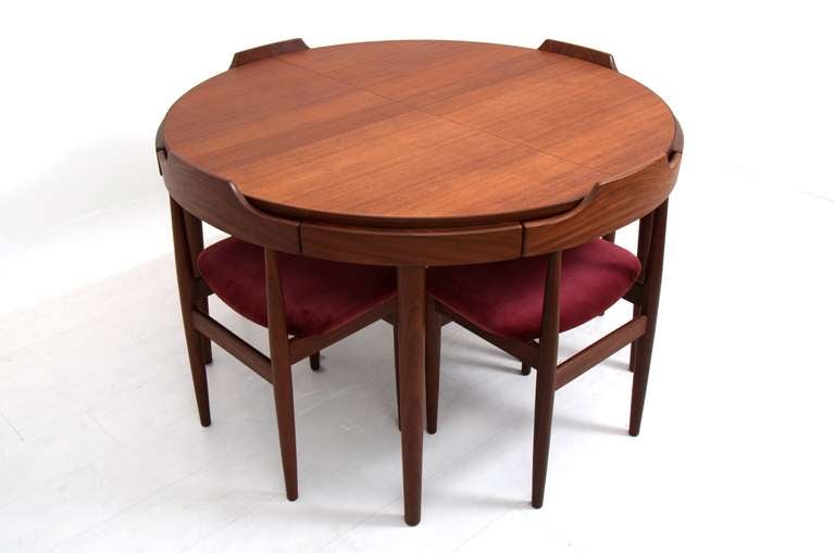 Mid-Century Modern Hans Olsen Dining Set for Frem Røjle