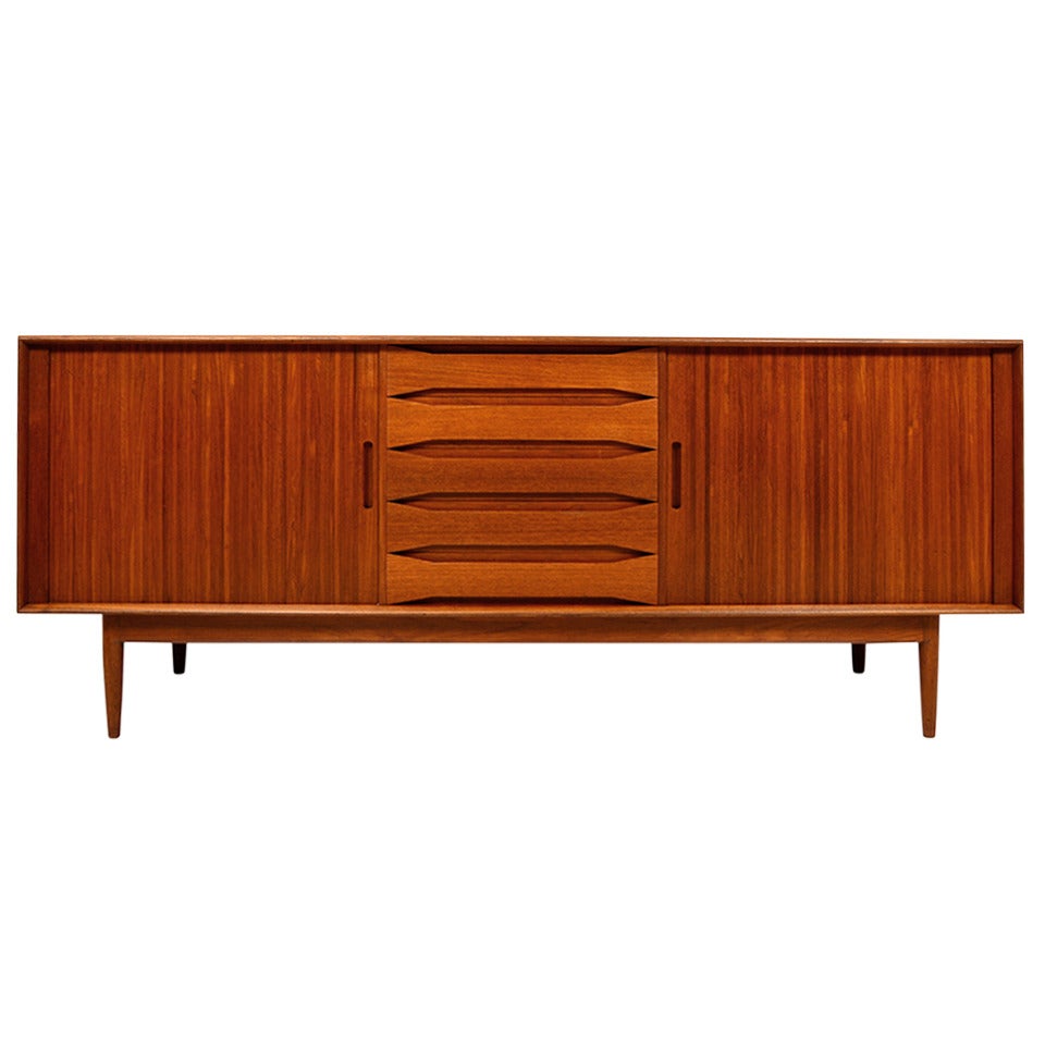 Johannes  Aasbjerg Danish Modern Credenza Solid Teak Wood