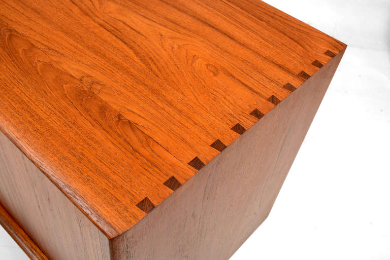 Johannes  Aasbjerg Danish Modern Credenza Solid Teak Wood 2
