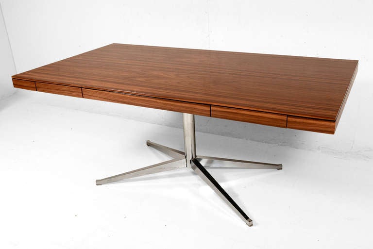 Mid-Century Modern Partners Desk Florence Knoll