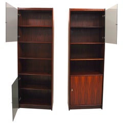 Pair of Danish Modern Rosewood Bookcases 1960s