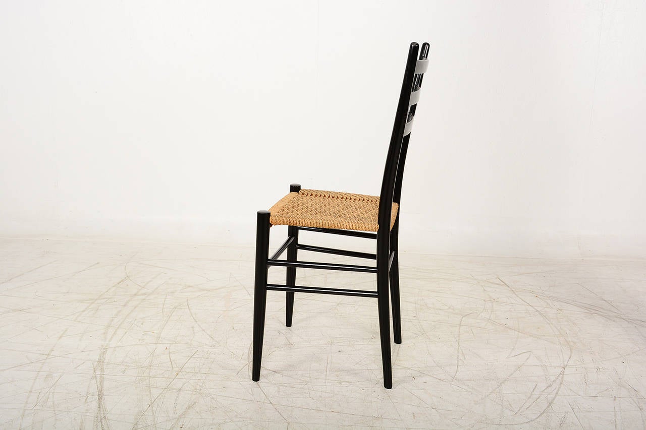 Mid-Century Modern Leggera Italian Chair