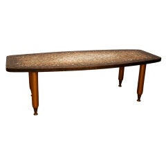 Vintage Coffee Table by Genaro Alvarez