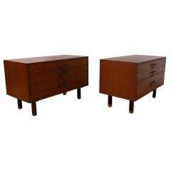 Harvey Probber Pair of Low Dressers