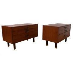 Harvey Probber Pair of Low Dressers 