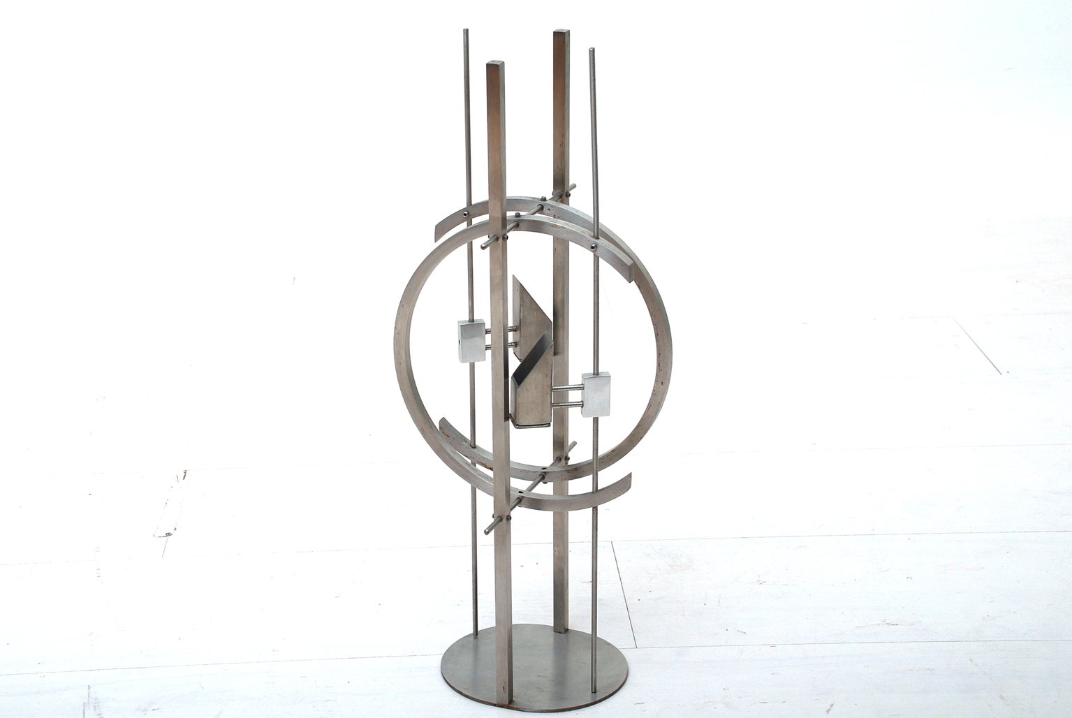 David Zelman Stainless Steel Sculpture for Prologue 2000 INC