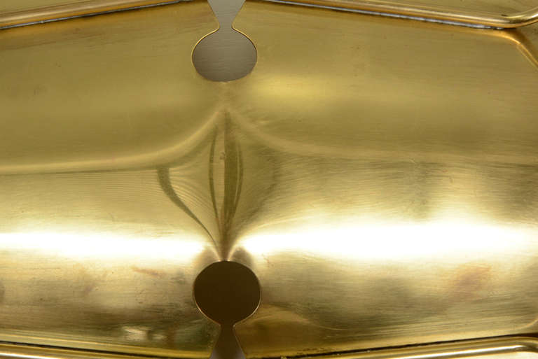 Ikora Brass Serving Plate 1