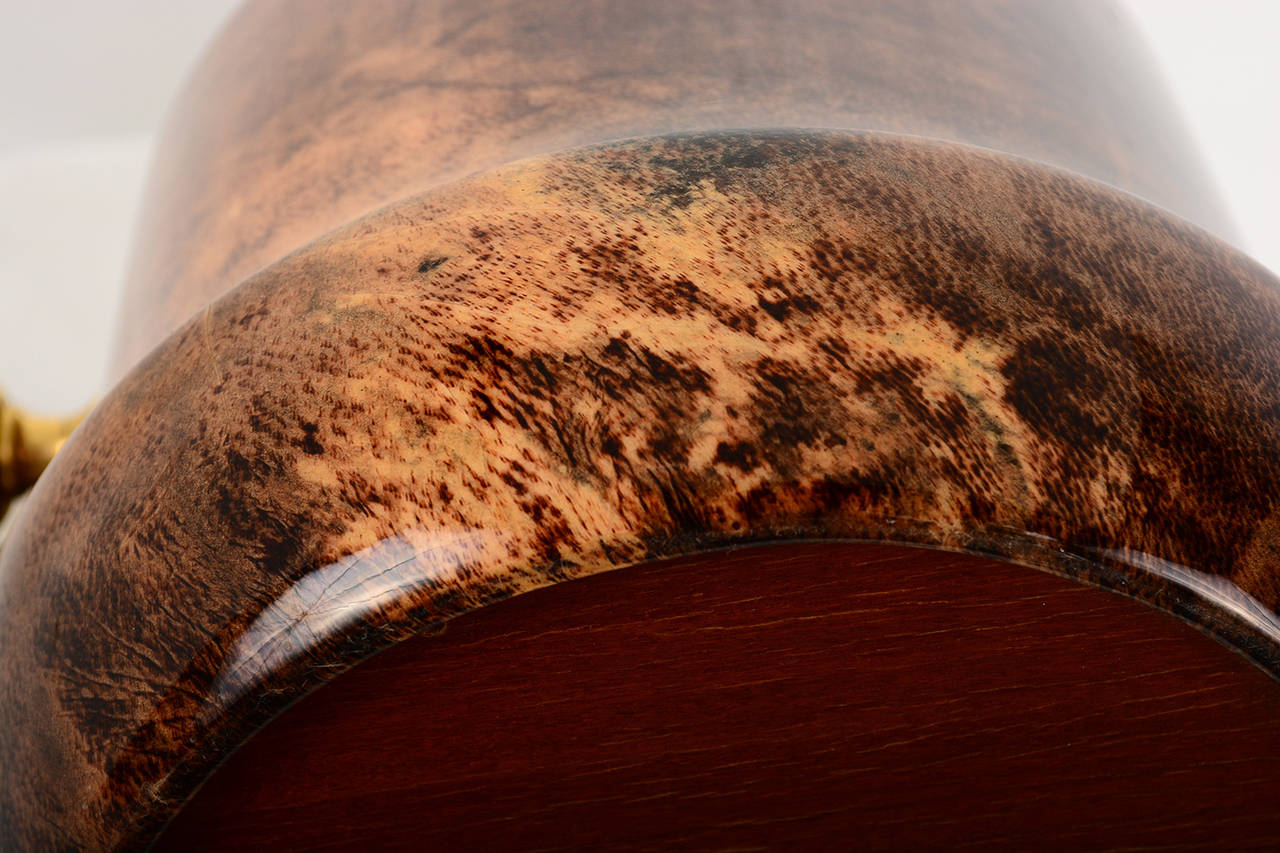 Brass Aldo Tura Ice Bucket in Brown Parchment