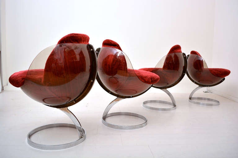 Chaises de salle à manger de Boris Tabacoff