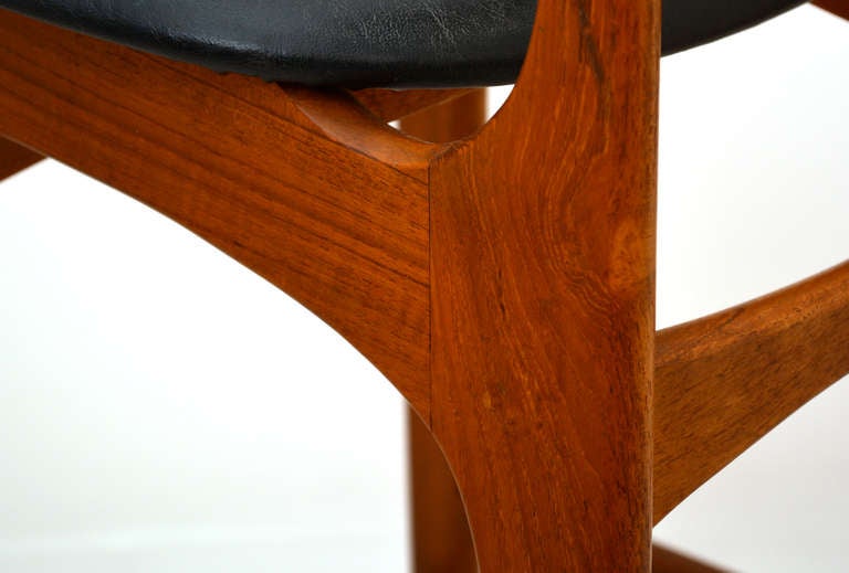 Danish Modern Teak Bar Stools 4