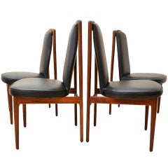 Danish Modern Teak Dining Chairs