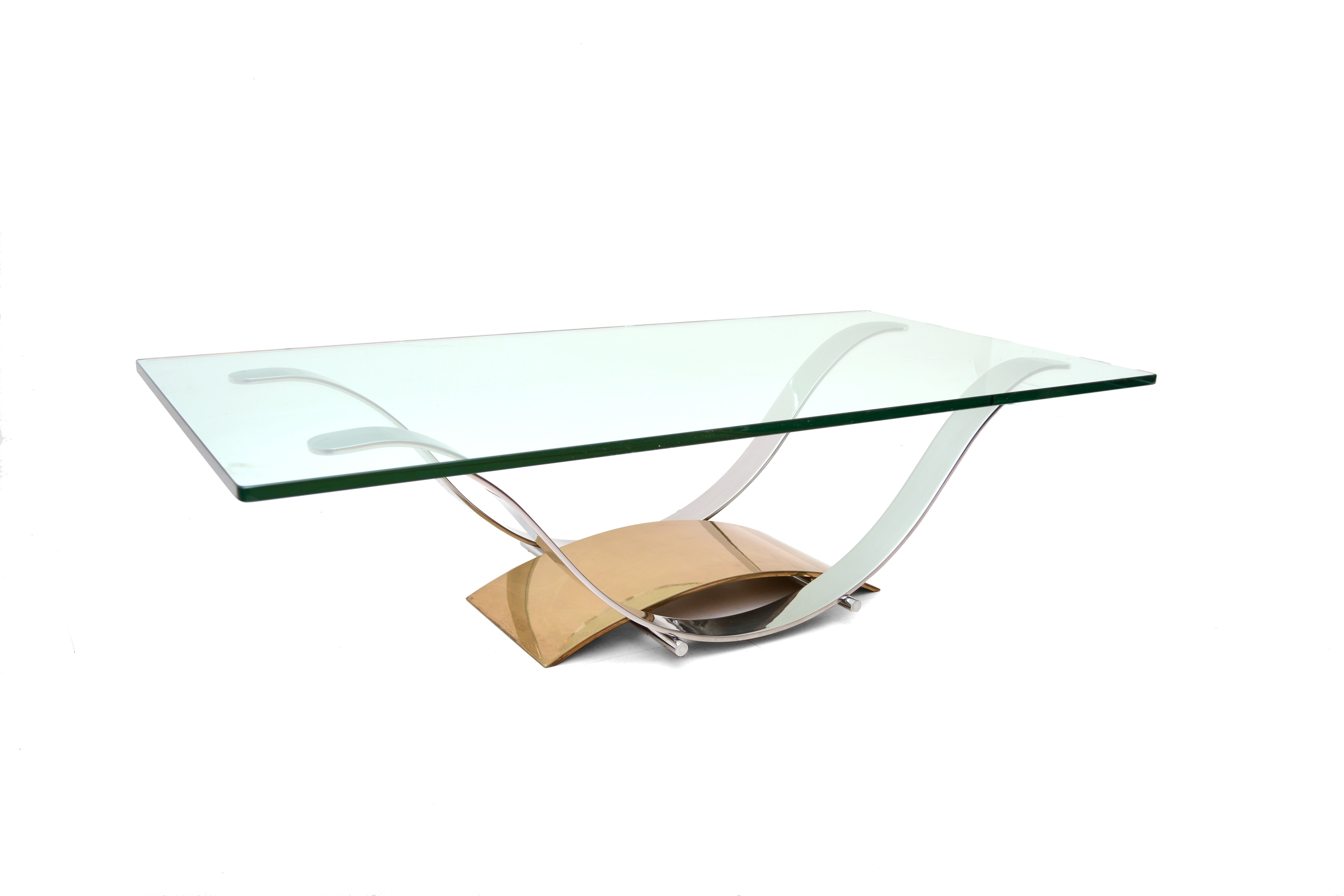 Designer Coffee Table Sculptural Base at 1stDibs
