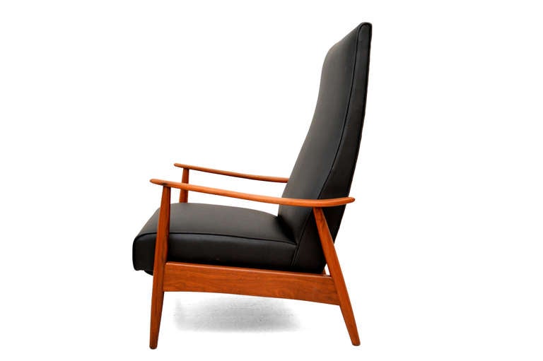 milo baughman recliner chair