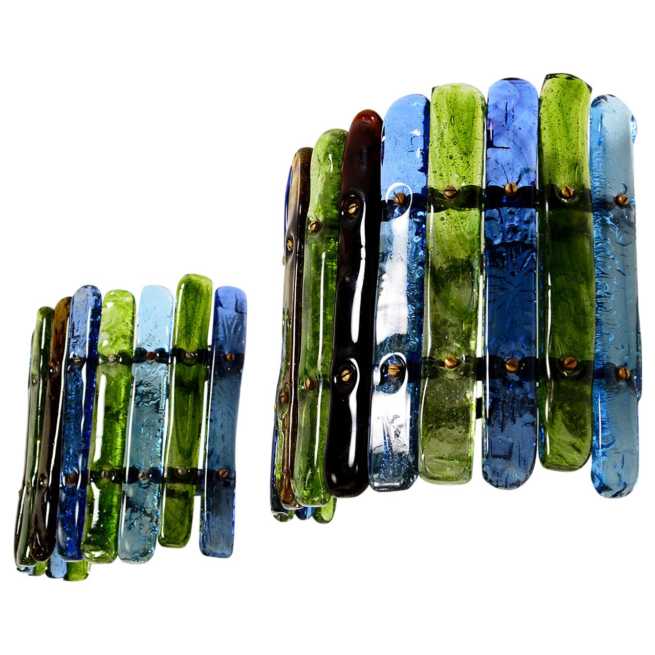 Feders Colored Glass Wall Sconces