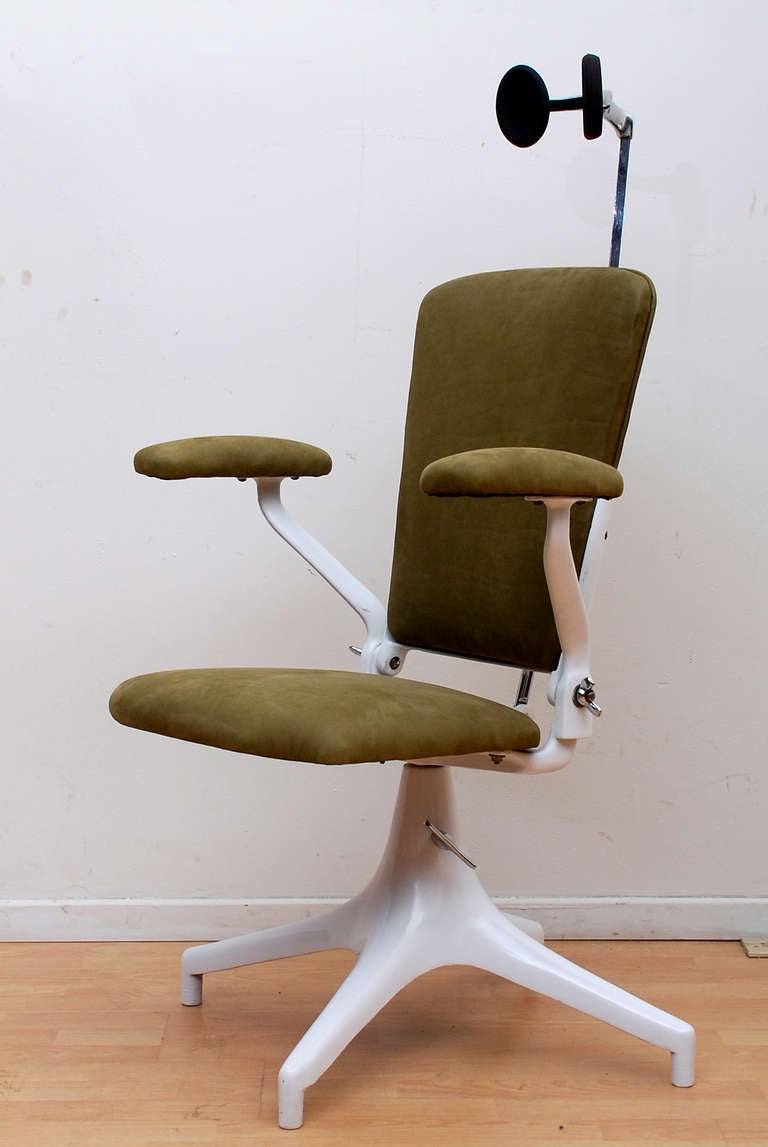 antique cast iron dental chair