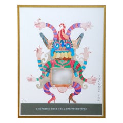 Pedro Friedeberg Bobpotzli Dios Del Arte Televisivo Painting 5