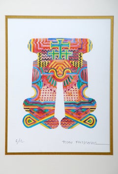 Pedro Friedeberg Pittura senza titolo firmata 6/12