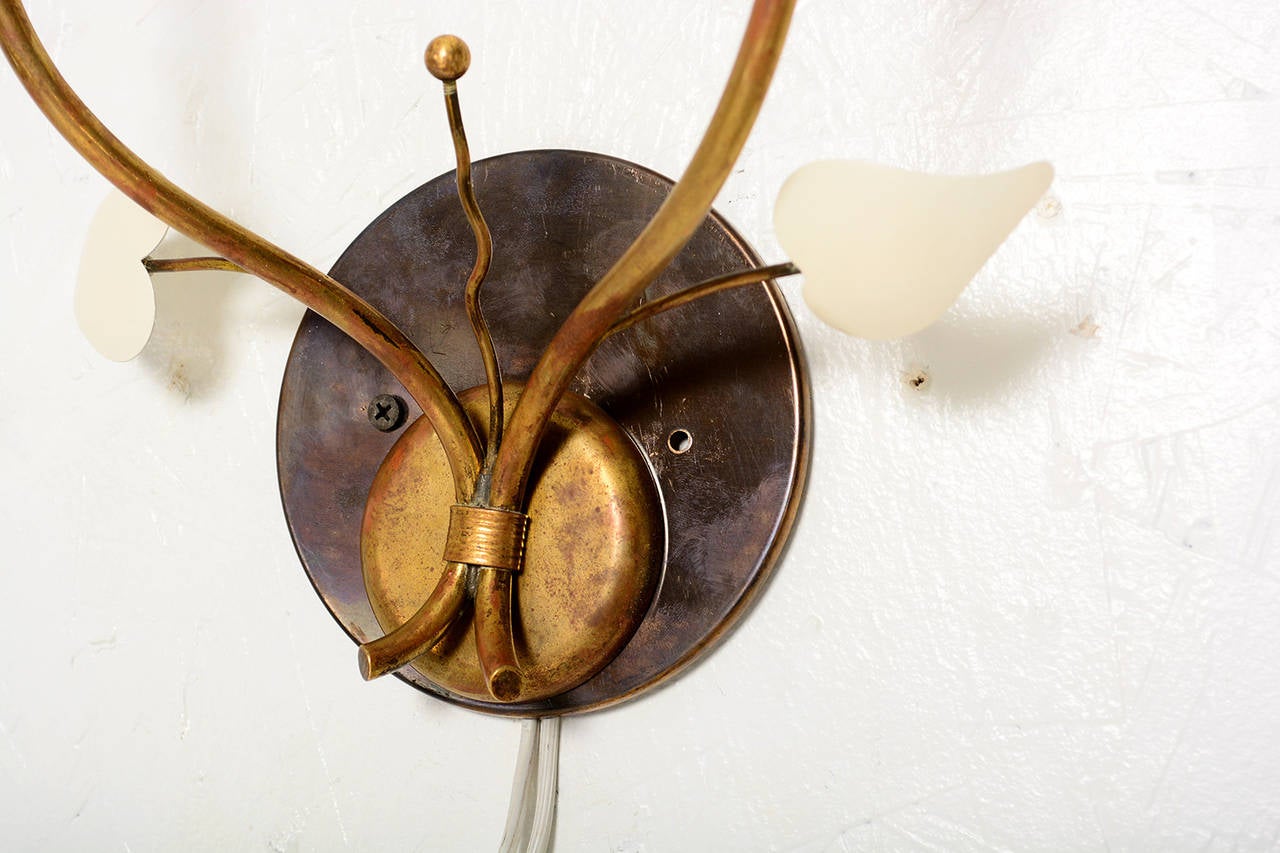 Mid-20th Century Italian Wall Sconces after Gio Ponti