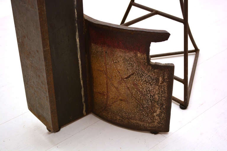 Mid Century Modern Brutalist Artigas Sculptural Desk Custom Made In Excellent Condition In Chula Vista, CA