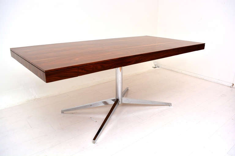 Florence Knoll Partners Desk Rosewood