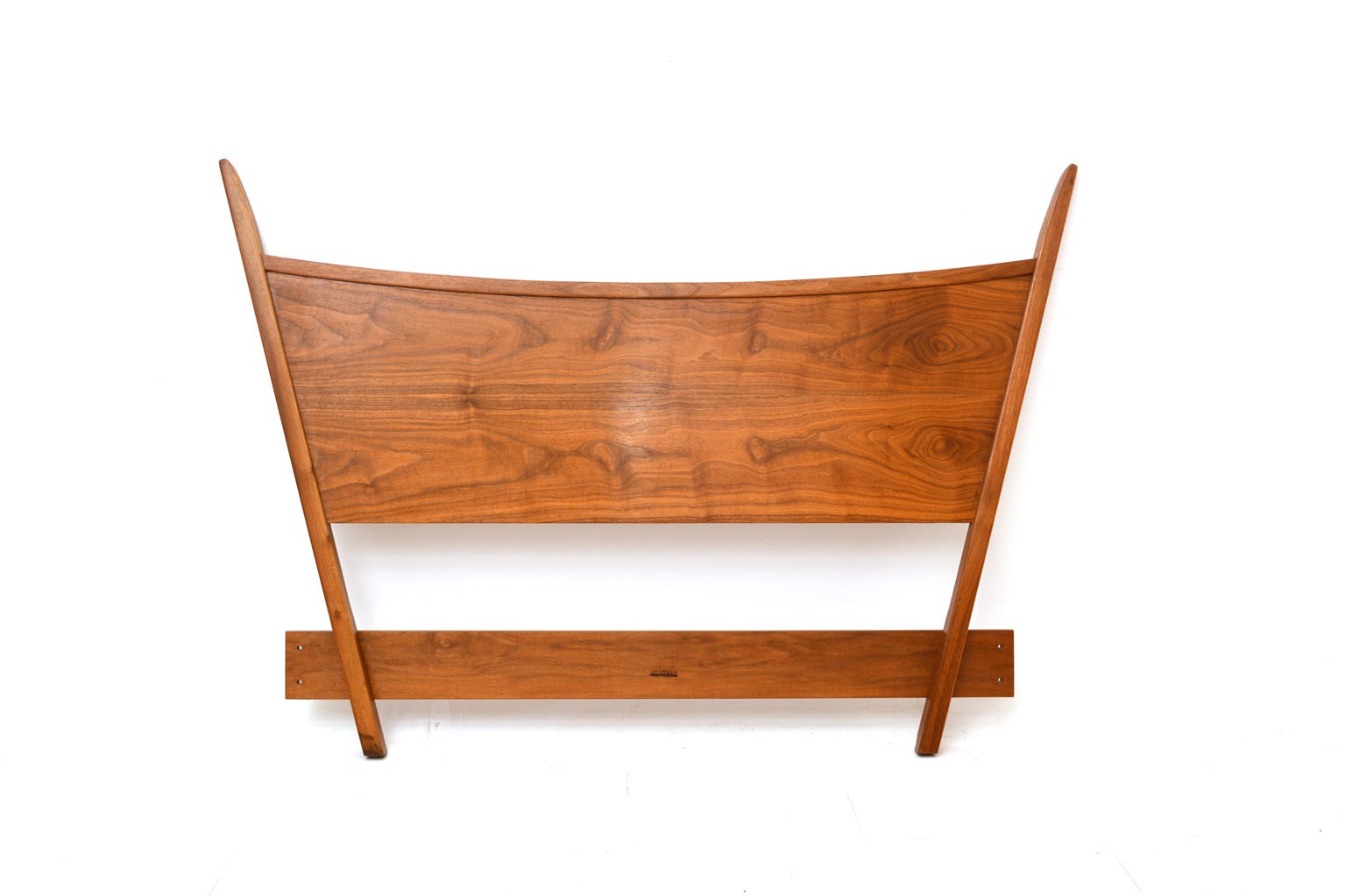 George Nakashima Full Size Walnut Headboard