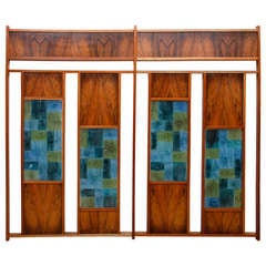 Room Divider Handmade Glass Tiles