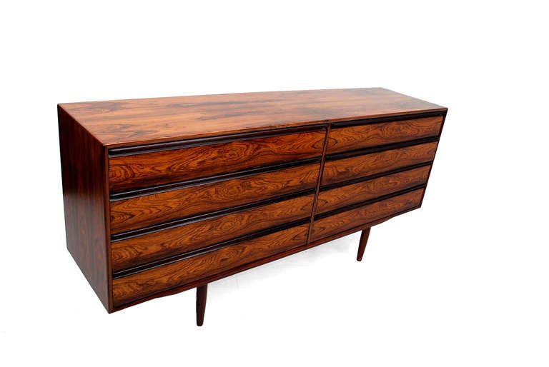 Mid-Century Modern Westnofa Rosewood Double Dresser