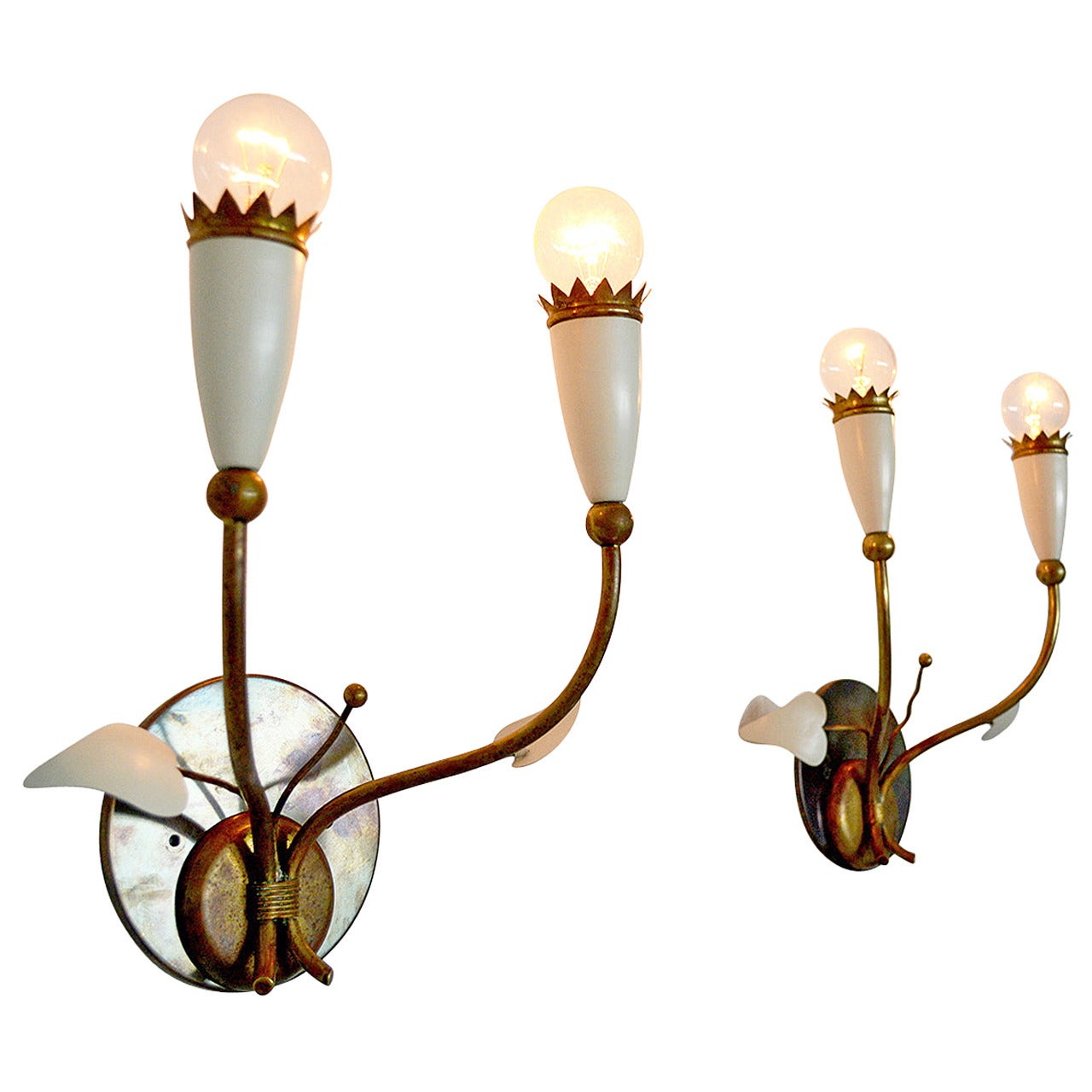 Italian Wall Sconces after Gio Ponti