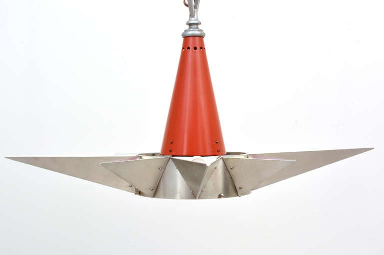 Mid-Century Modern Mic Century Modern Chandelier Compass Style