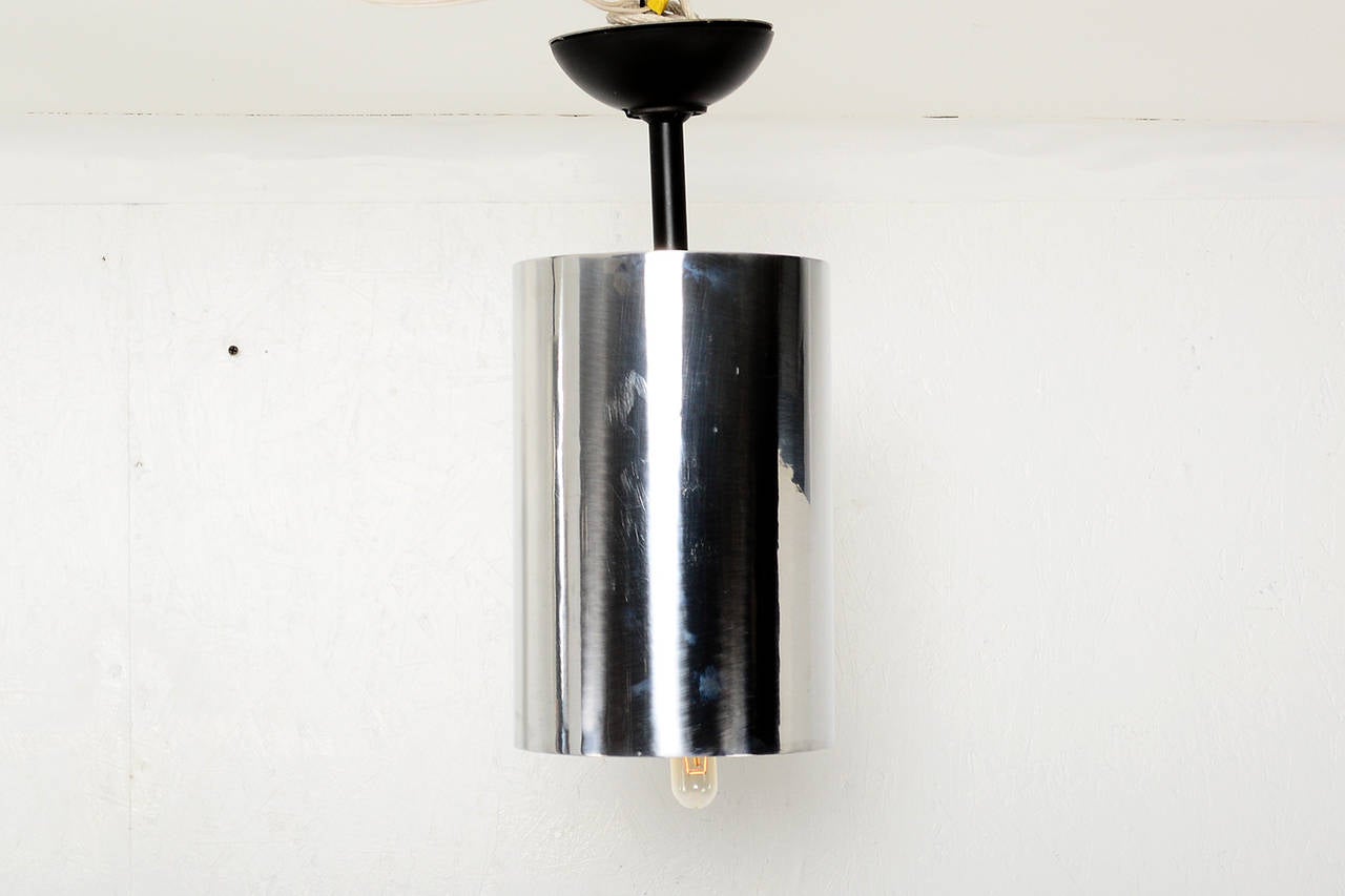 Mid-Century Modern Aluminum Hanging Lamps