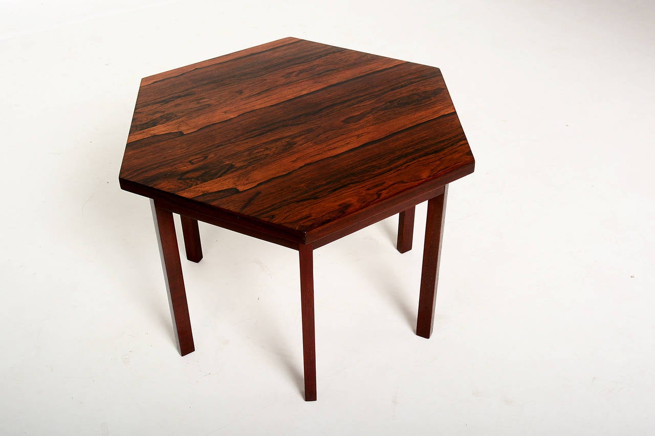 Paul McCobb Delineator for Lane Rosewood Hexagon Table 1