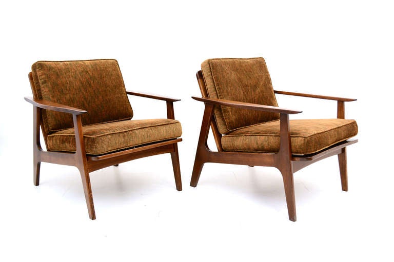 mid century lounge chairs
